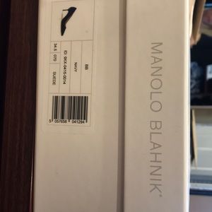 Manolo Blahnik box and dust bag